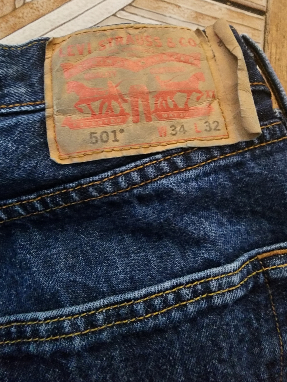 Lot Of 4 Mens Jeans Size 34 X 32 Levis, Kenneth Cole Nickel & Iron Calvin Klein - Picture 7 of 16